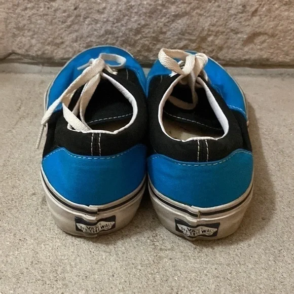 VANS Classic Low Top Blue And Black Sneakers Women’s 8 - Picture 4 of 7